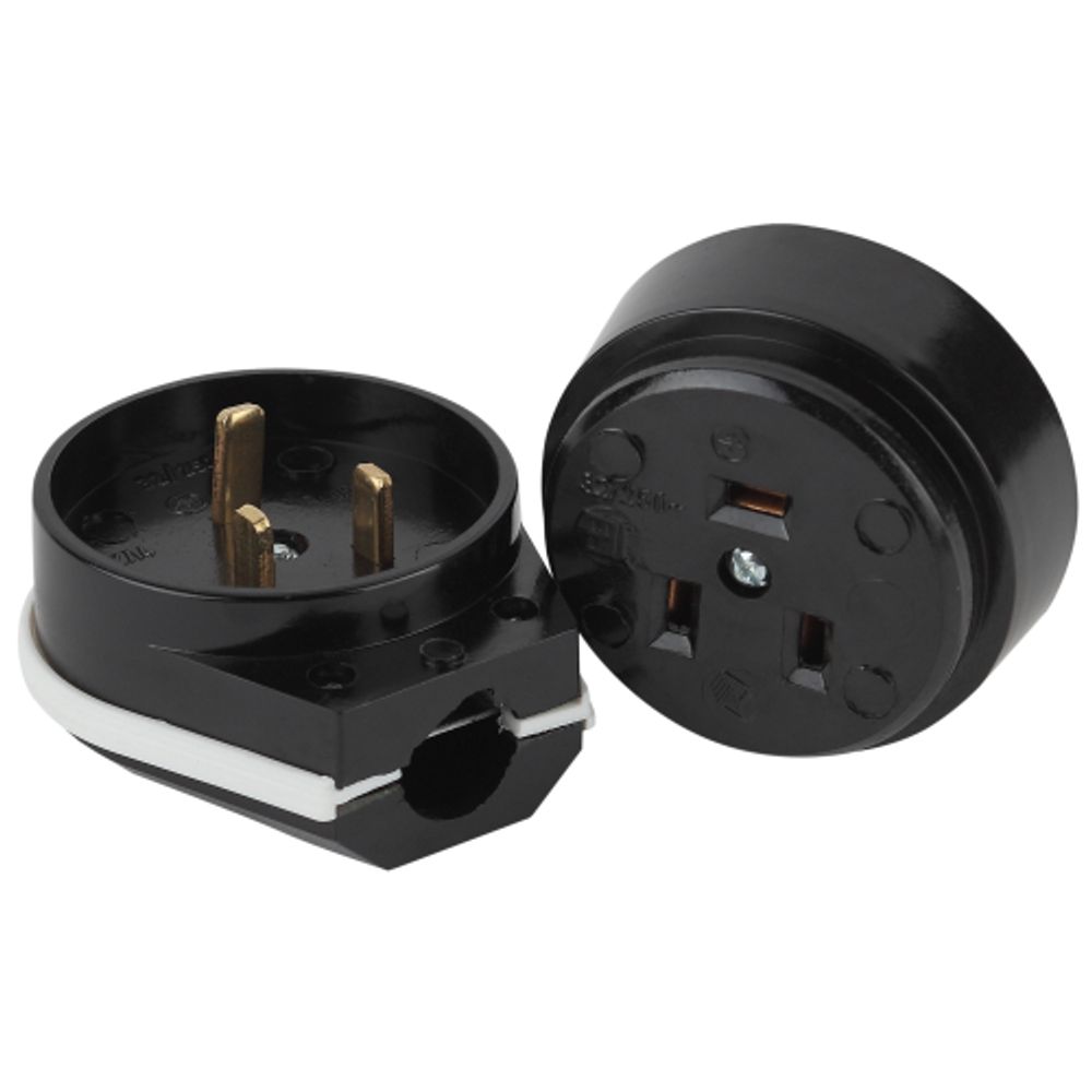 Соединитель Intro 9-802-06 электрический 2P+E СЭ.РВШ32-001 32А-250В ОУ карболит