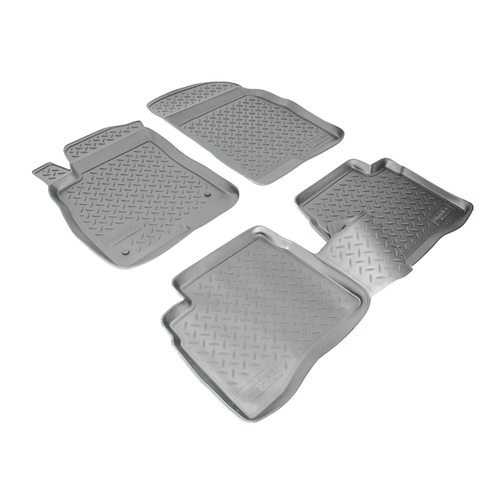 Ковры в салон Norplast/Unidec для Hyundai Sonata V в кузове EF (2001-2010), Серый, арт.NPL-Po-31-42-G