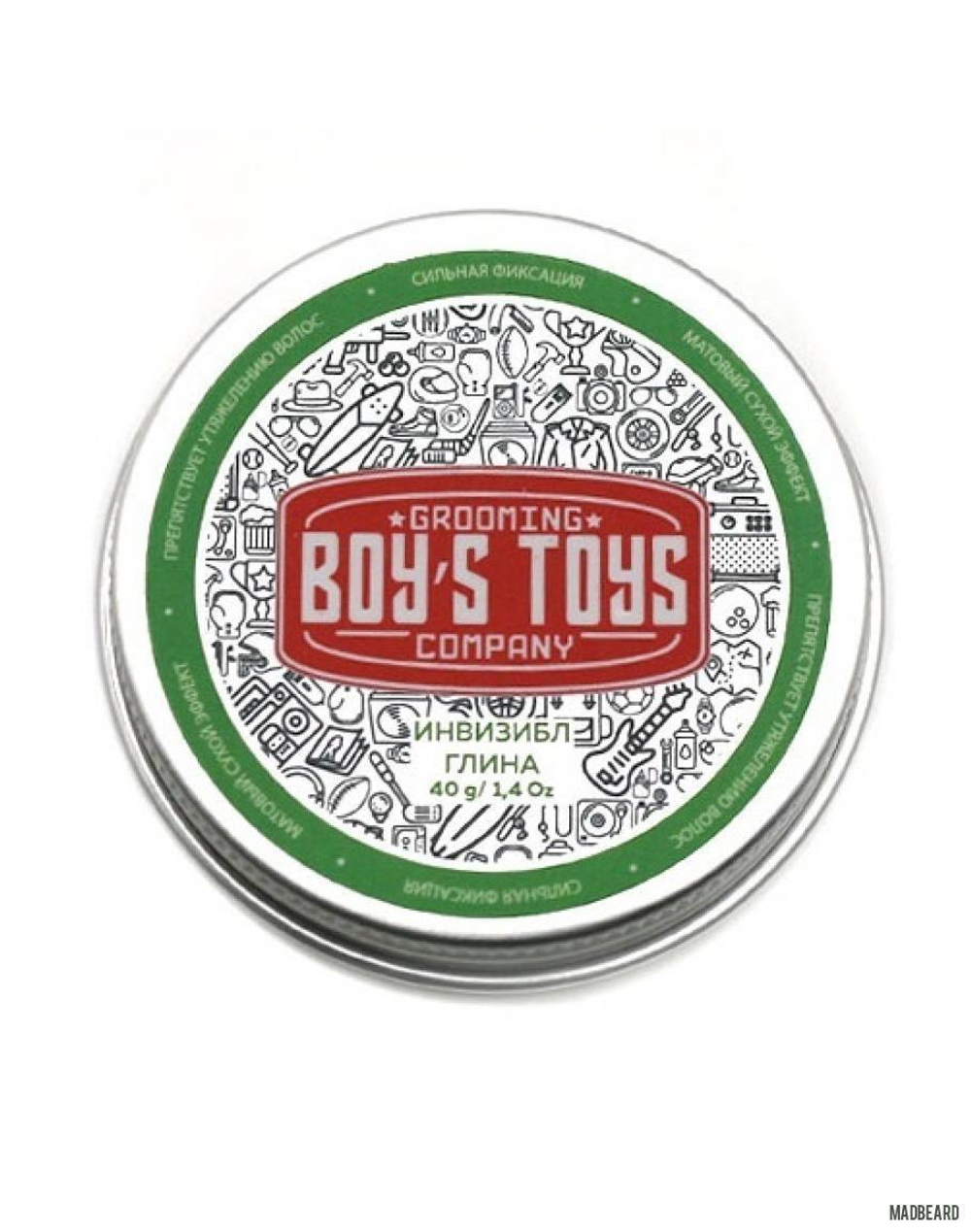 Boy's Toys Invisible Clay - Глина для укладки волос 40 гр