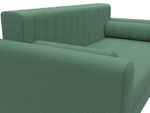 Диван прямой Лига-070, Амур 11 РОГОЖКА зеленый