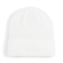 Шапка PUMA Ribbed Classic Cuff Beanie, 02403806, 100% акрил, белый