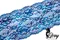 03-198 ОПТ Кружево эластичное 18 см, морской бриз, синий/голубой