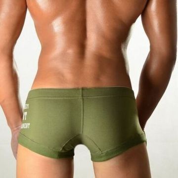 Мужские трусы хипсы хаки DOOP Army Trunk Deep Green