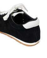 Кеды из натуральной замши черный