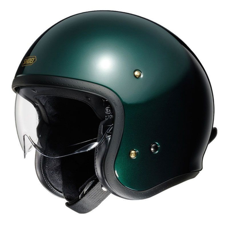 SHOEI Шлем для классического мотоцикла ретро J.O зеленый винтаж