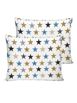 Наволочка комплект 2шт бязь Сказка "Звезды (печворк)" 50x70 см