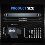 Безвинтовая светодиодная панель AURORA IP69K 10 дюймов DRL RGB