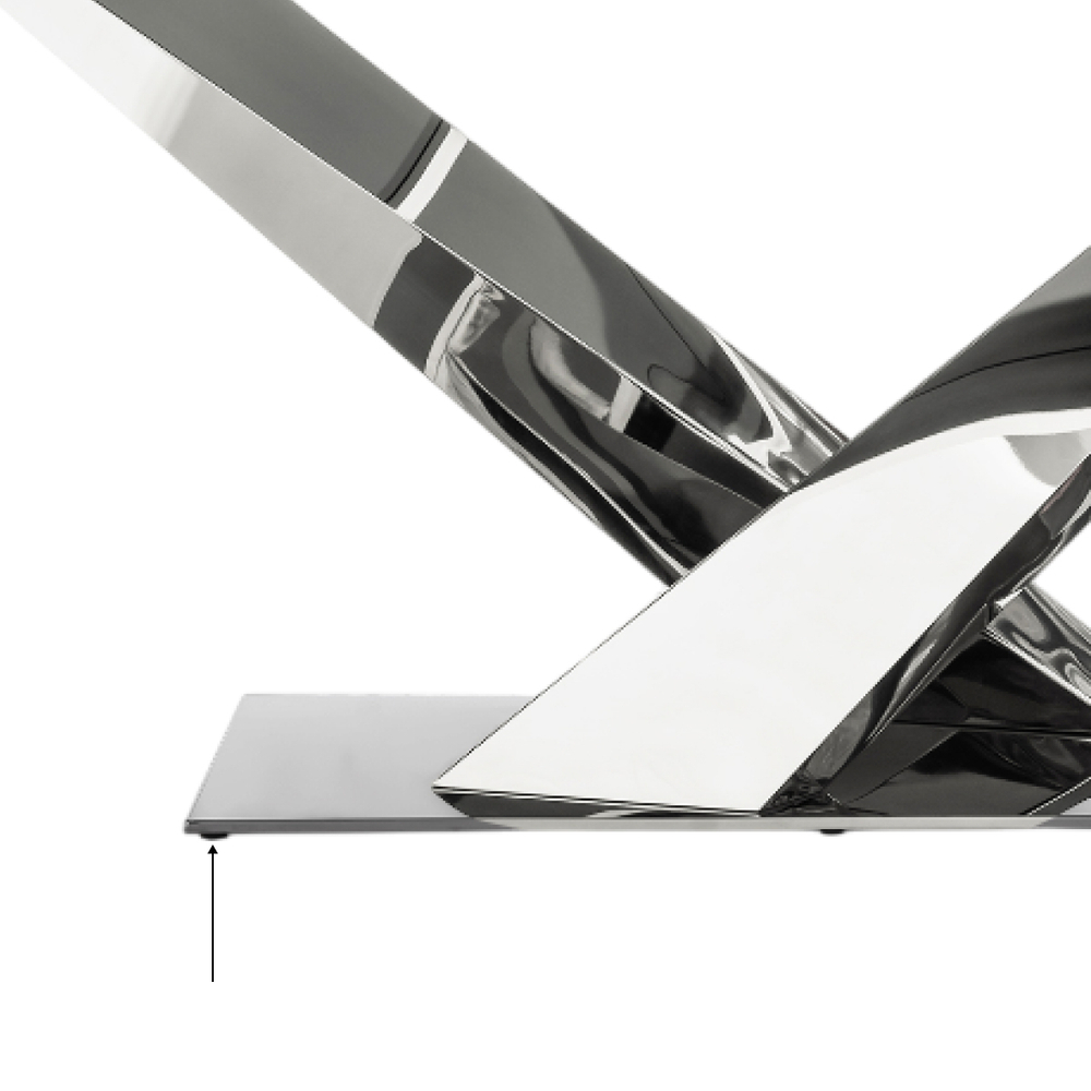 Стол стеклянный Woodville Levon 200x100x75 black