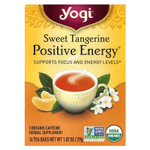Yogi Tea, Positive Energy, сладкий мандарин, 16 чайных пакетиков, 29 г (1,02 унции)