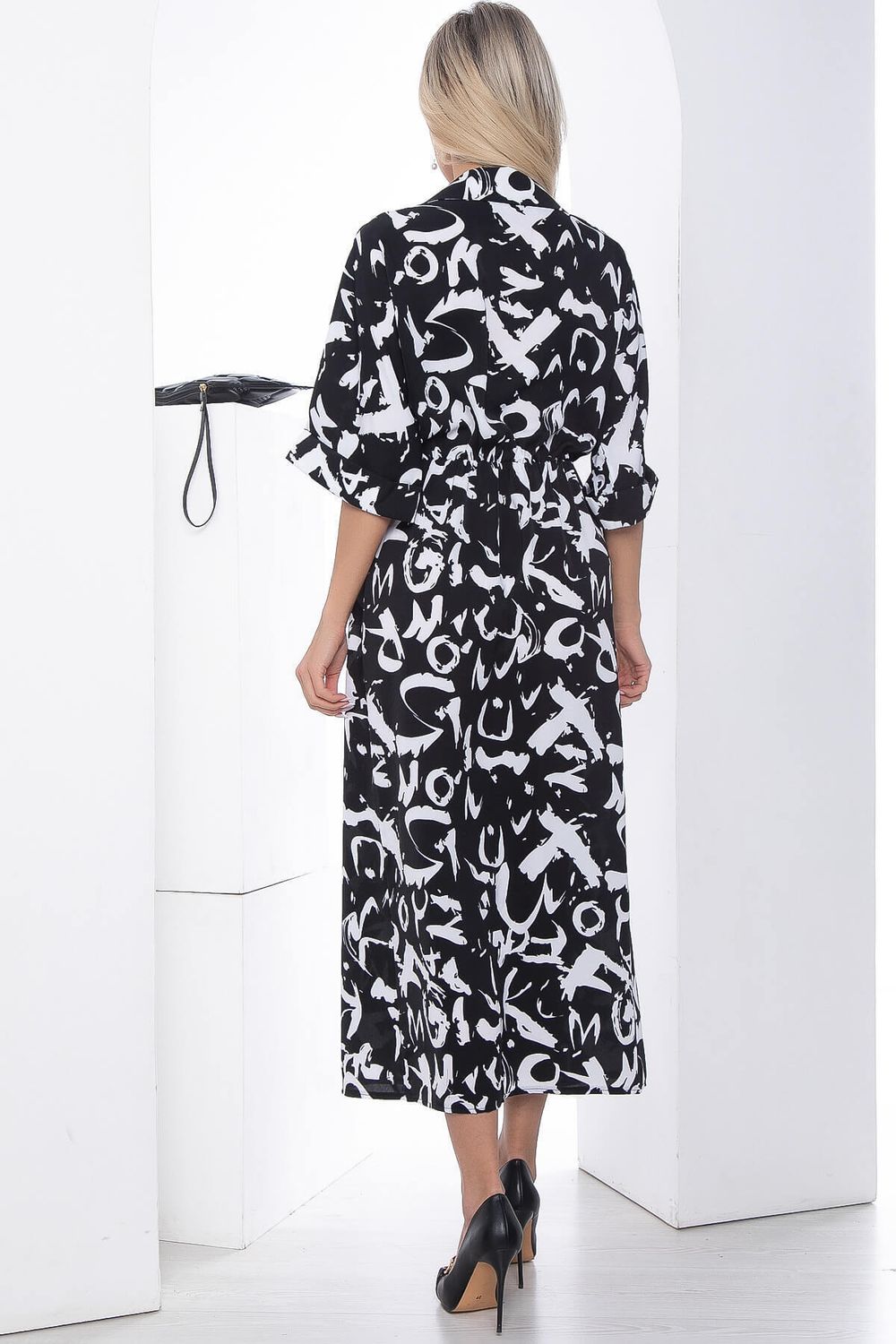 Платье "Алария" (черное) П9081 LT Collection (Акция)