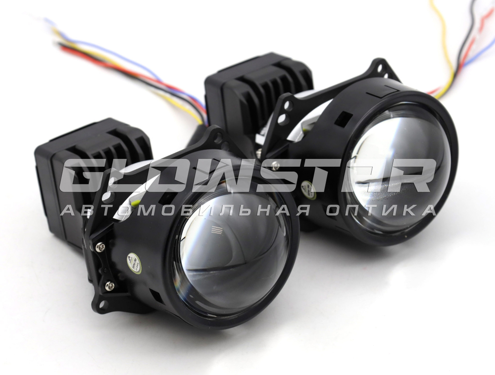 Билед модули Aozoom K3 Dragon Knight New DK200 (III поколение) 3.0 дюйма, 2 чипа, 5500K, 12V, 50W/60W, крепление 3R (комплект, 2шт)