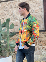 Кожаная куртка (бомбер)