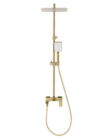 Душевая система WONZON & WOGHAND CUBE, Брашированное золото (WW-88739016-BG)