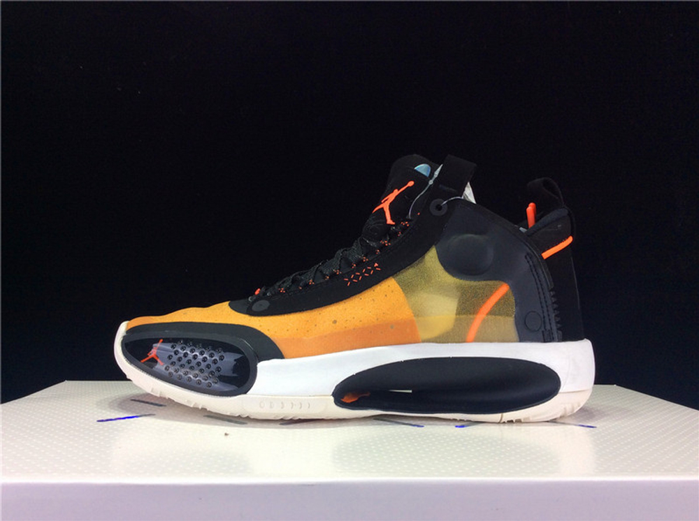 AIR JORDAN 34 PF AMBER RISE/METALLIC SILVER-BLACK-SAIL