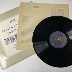 Винтажная виниловая пластинка LP Сборник Классической Музыки Festliche Musik Des Barock Музыка Эпохи Барокко (Германия 1965)