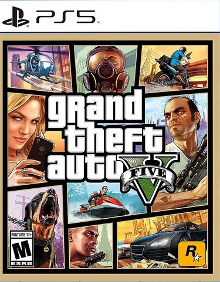 Grand Theft Auto V (GTA 5) (диск для PS5, интерфейс и субтитры на русском языке)