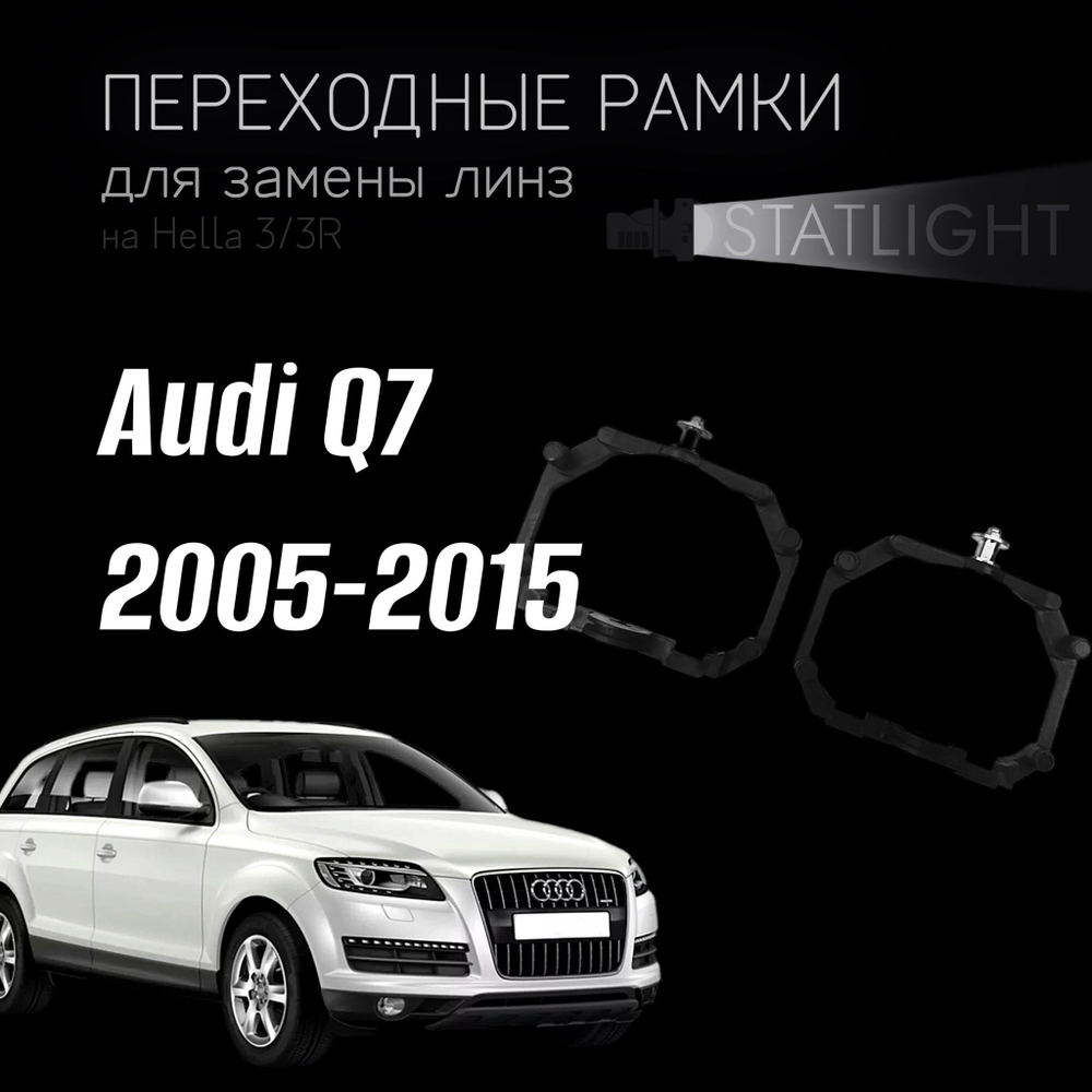 Переходные рамки для замены линз на Audi Q7 2005-2009/2009-2015 с AFS