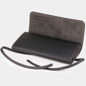 Чехол для ювелирных украшений Plier из кожи теленка, вишневого цвета