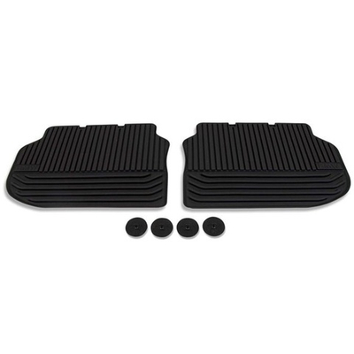 Коврики BMW 5 (F10/F11) задние чёрные (без xDrive)