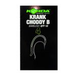 KORDA Крючок Krank Choddy Barbless №4 без бородки 10шт