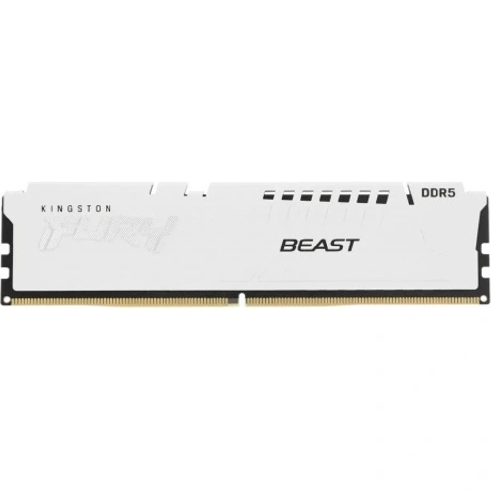 Оперативная память Kingston 32Gb DDR5 (2x16Gb) UDIMM FURY Beast white XMP