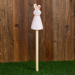 Фигура садовая на штакетник 10,5*9*21см "Забавные животные", керамика