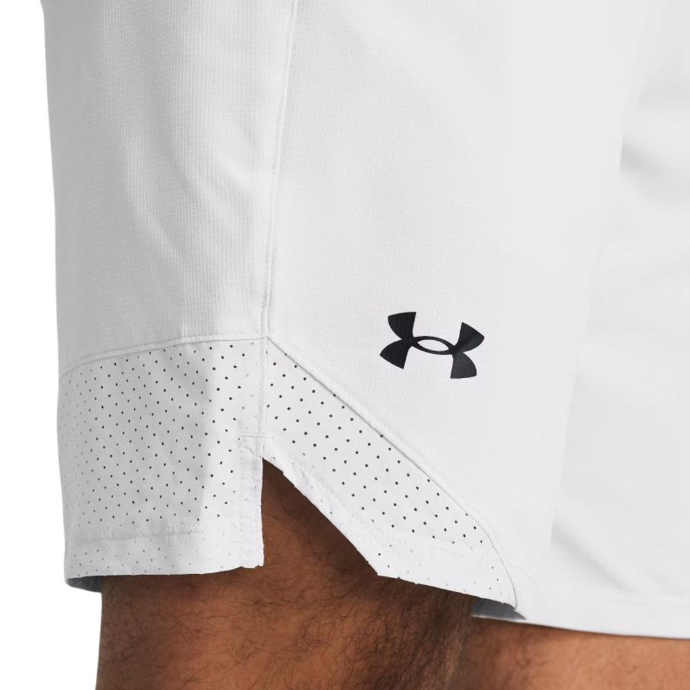 Мужские теннисные шорты Under Armour Vanish Woven - halo gray/black