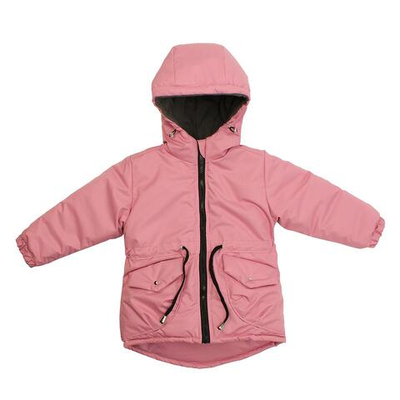 Парка для девочек 2701-07 мембрана р.104-110 роз. (Ириска)