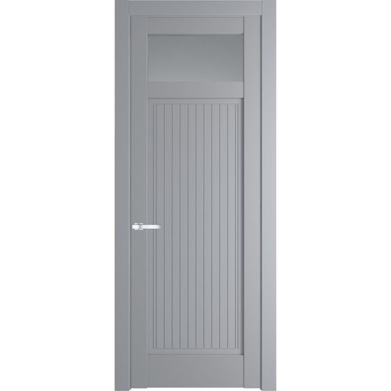 Межкомнатная дверь эмаль Profil Doors 3.3.2PM смоки остеклённая