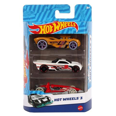 Hot Wheels Подарочный набор из трех машин, коробка K5904 (Mattel)