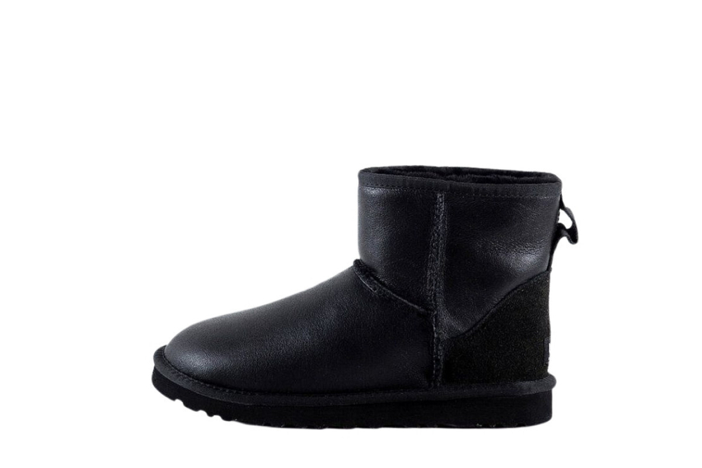 UGG Classic Short Metallic Grey