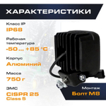 Фара TERRA LED XR600 12-24V 26W (DT06-2S)