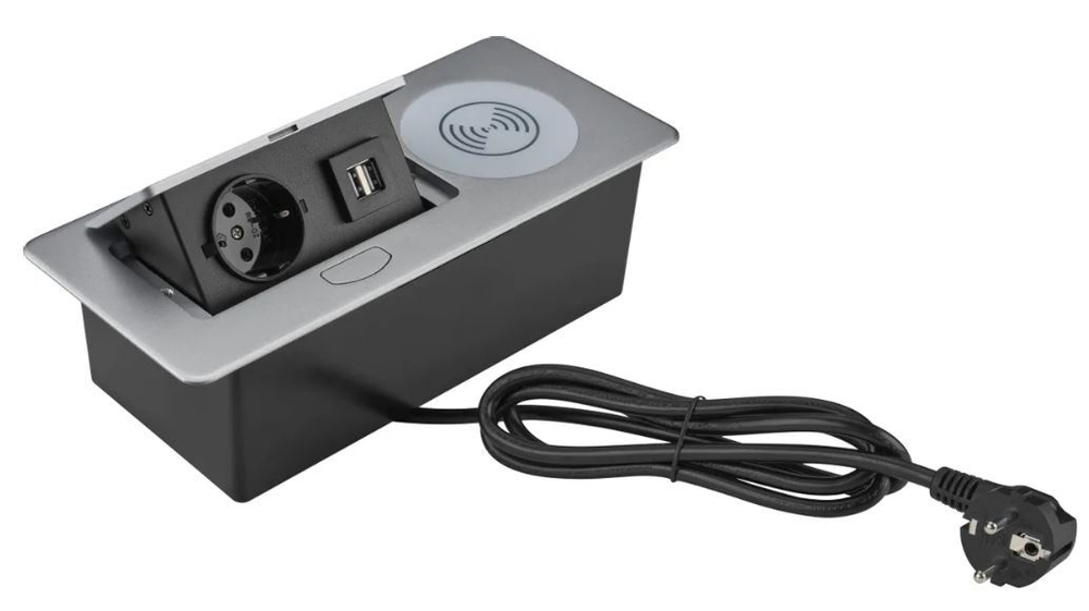 Блок розеток  Cactus CS-SOCKET-USBA-WLESS