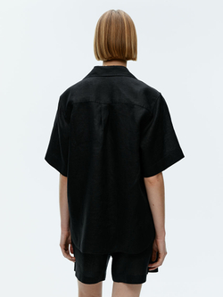 ARKEТ ЛЬНЯНАЯ РУБАШКА, ЧЕРНЫЙ