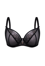 Бюстгальтер Roxane с вышивкой люрексом (Размер: 75E) (Цвет: черный)
