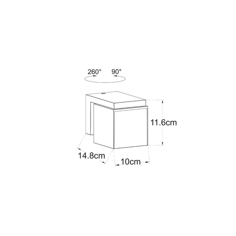 Уличный настенный светильник Arte lamp