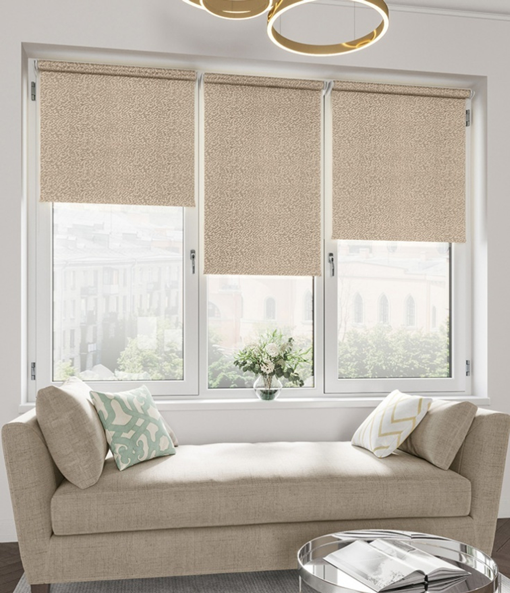 Рулонные шторы Мозаика Миндаль