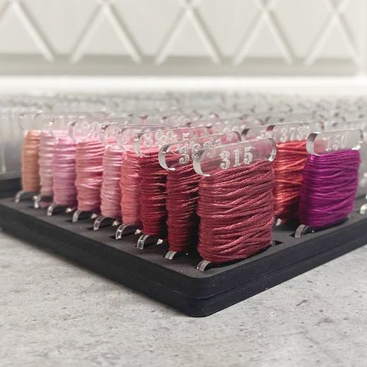 Бобина из оргстекла, палитра DMC