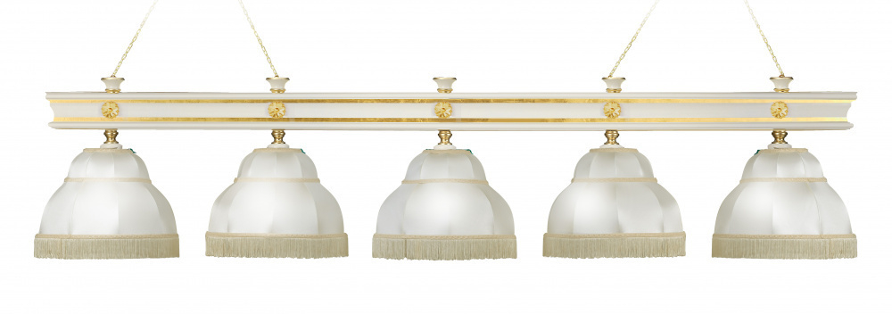 Лампа Моцарт 5 плафонов - ясень