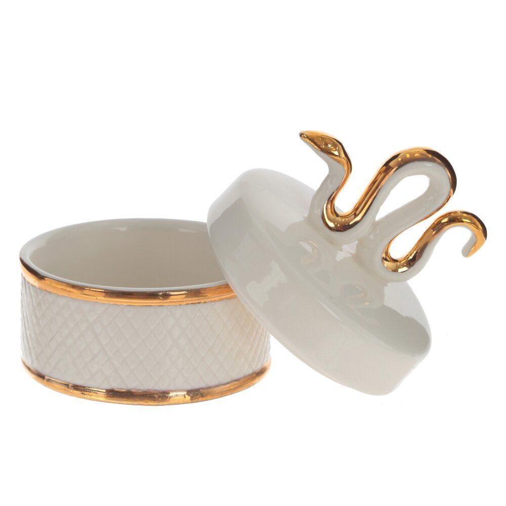 GAEM Шкатулка "Змея", L6 W6 H7,5 см, 2в.