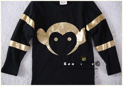 Лонгслив с принтом обезьяны