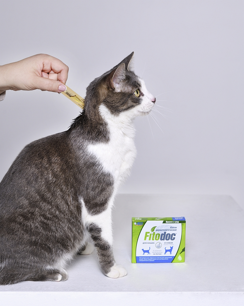 FITODOC Капли дерматологические для собак и кошек, 4*0,6 мл