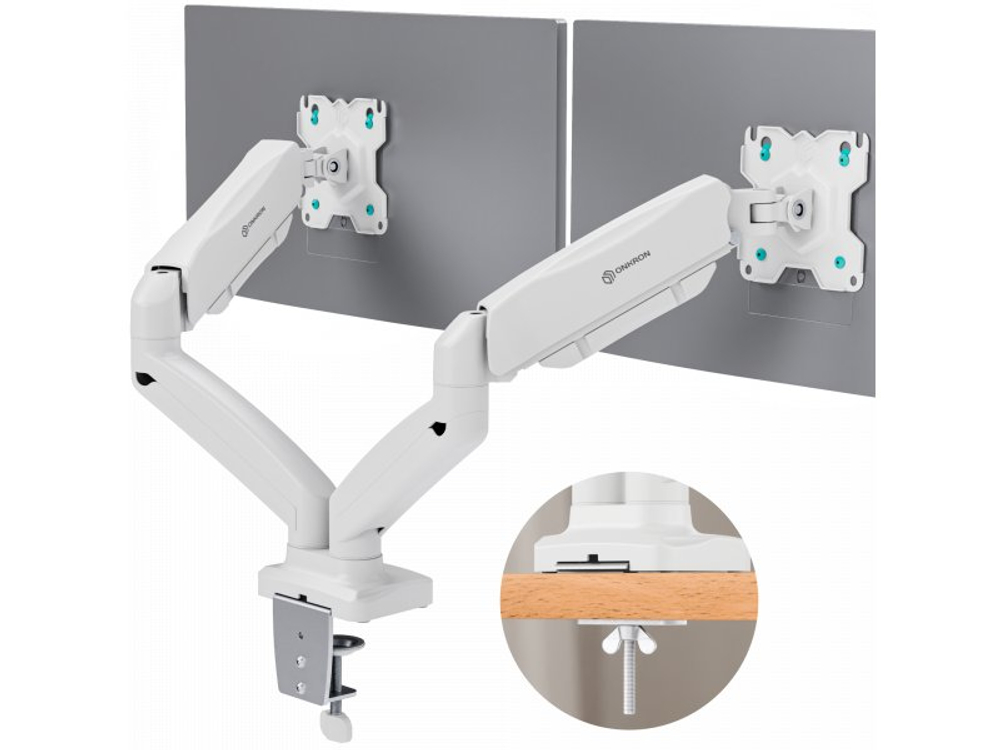 Настольный кронштейн Onkron G160 белый