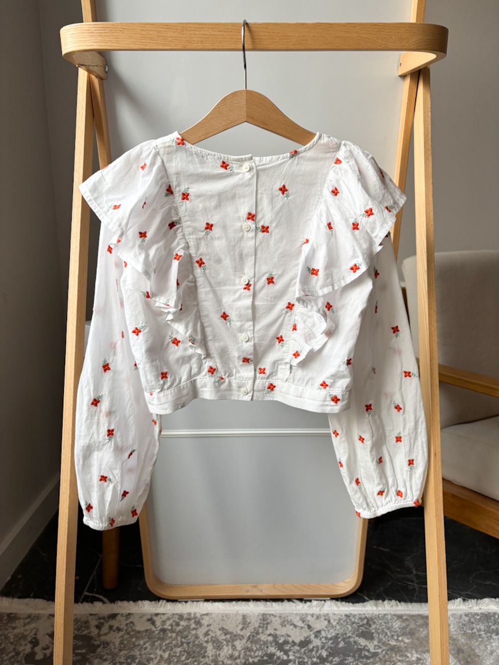 Хлопковая блузка Stella McCartney, 128