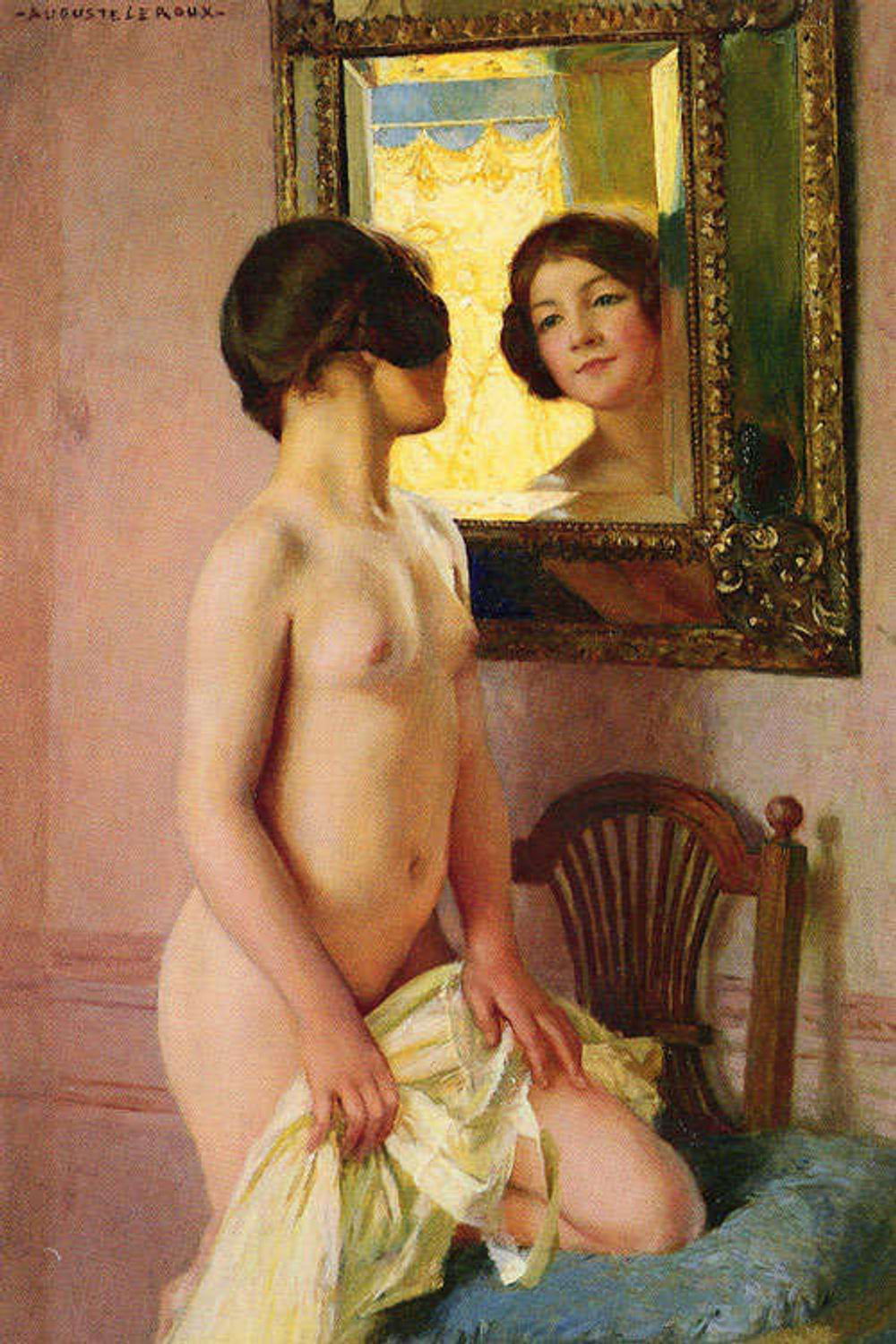 Auguste Jules Marie Leroux (1871-1954) - эротическое искусство французского художника