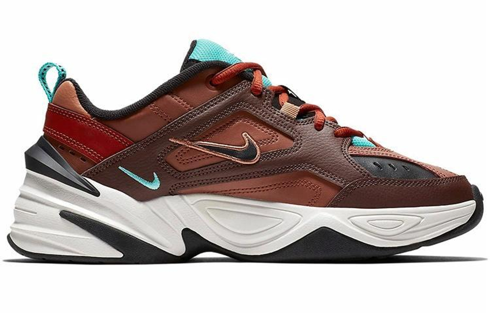 Кроссовки Nike M2K Tekno Dark Red (Женская размерная сетка)
