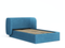 Бостон ПМ-421.15 Кровать с мягкой обивкой с ПМ 1200х2000  Maxх 754 (Голубой)