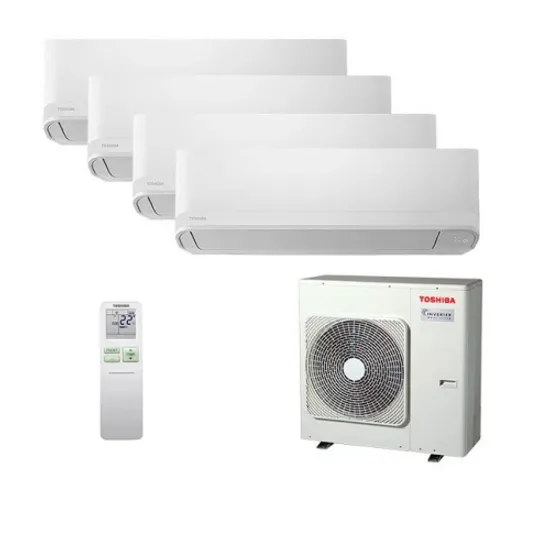 Мультисплит система на 4 комнаты Toshiba RAS-B05E2KVG-EE x 2 + RAS-B07E2KVG-EE x 2 / RAS-4M27U2AVG-E