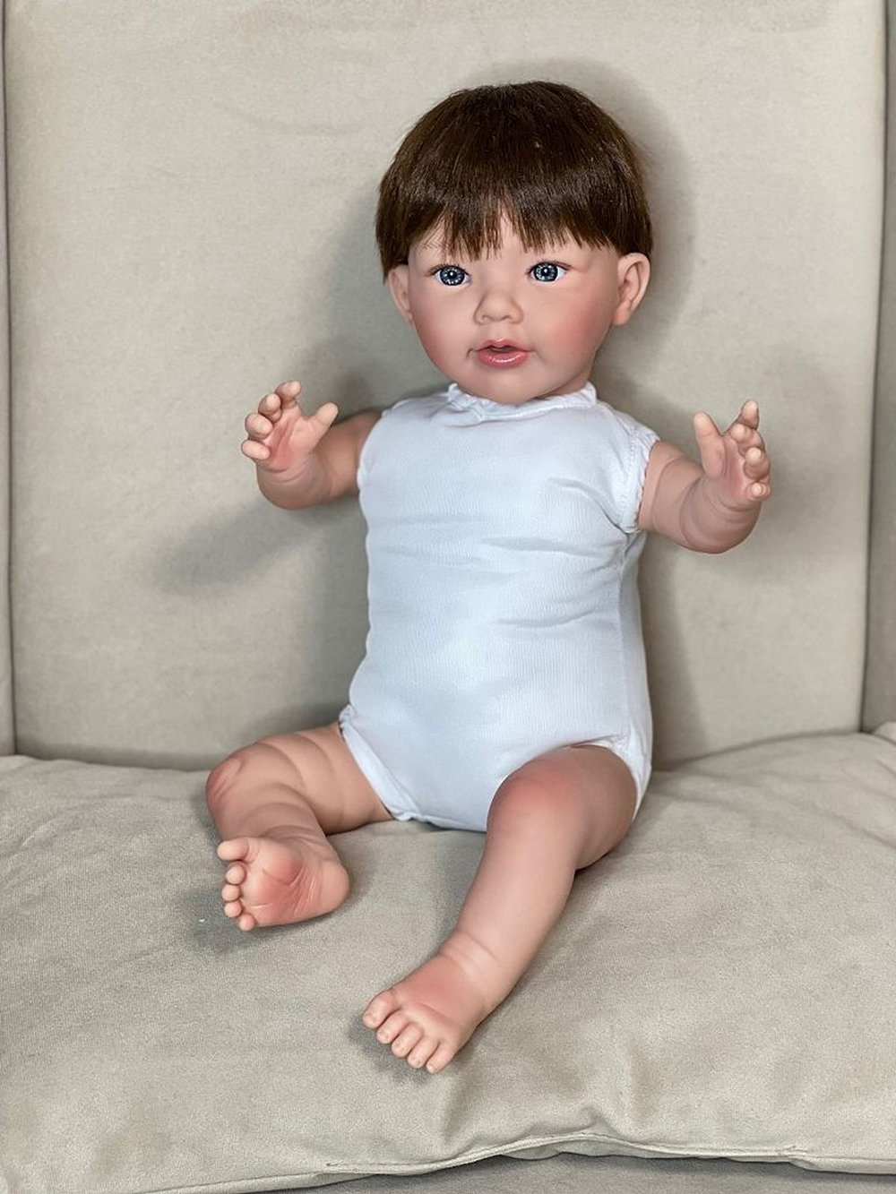 Кукла Nines 48см Guille мягконабивная в пакете (N4800K1)