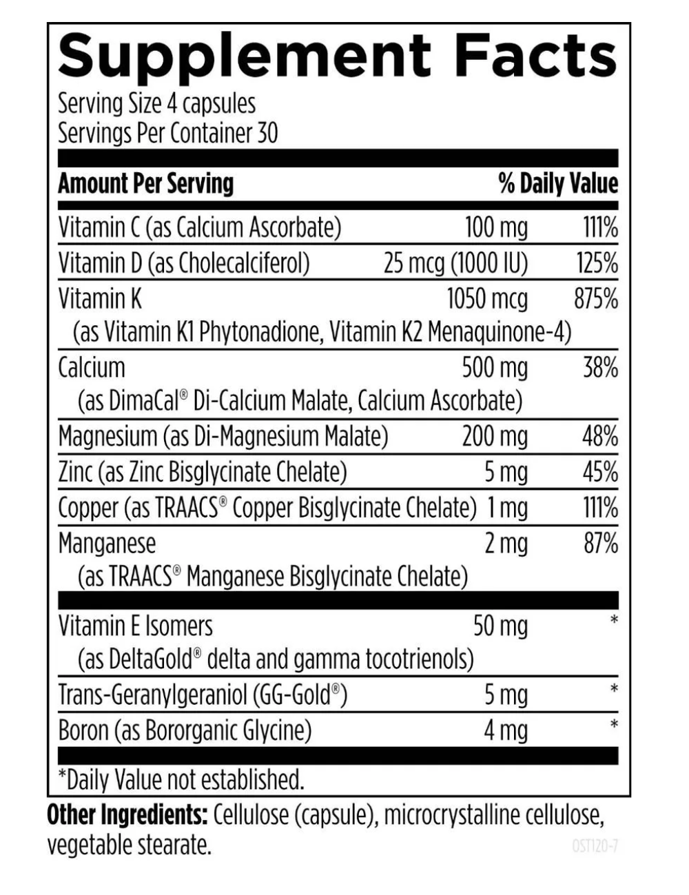 Designs For Health - OsteoForce™ - 120 capsules